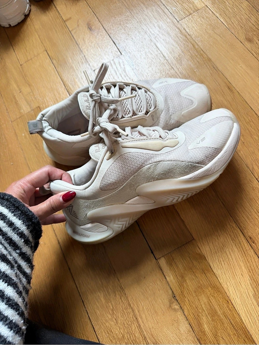R.A.D One V2 Sneakers Cream US 4.5